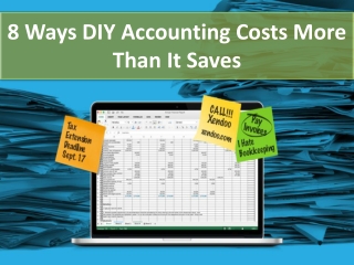 8 Ways DIY Accounting Costs More Than It Saves