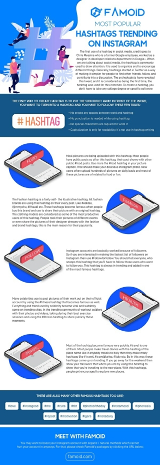 Most Popular Hashtags Trending on Instagram