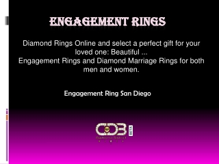 Engagement Rings San Diego