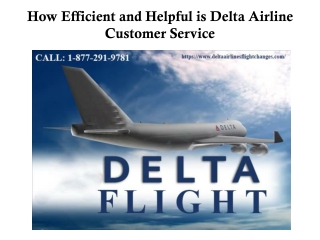 How Efficient and Helpful is Delta Airline Customer Service