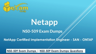 2019 NS0-509 Dumps - NS0-509 Certifications - Exam4Help
