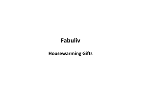 Housewarming gifts online