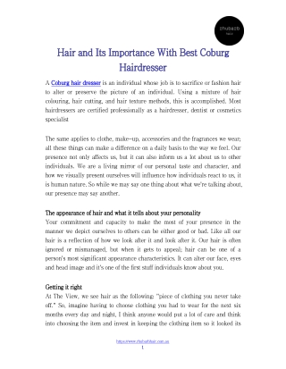 Best Coburg Hairdresser | Rhubarb Hair