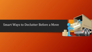 Steps to De-Cluttered Your Home Before Moving
