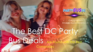 DC Party Bus Deals Are Found with the Best Companies