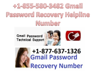 Gmail Password Recovery Helpline Number