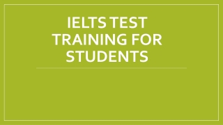 IELTS Training