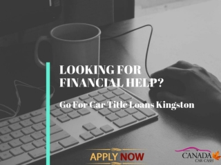 Need extra money? Get it From car title loans Kingston