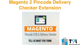Magento 2 Pincode Delivery Checker Extension