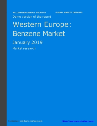 WMStrategy Demo Western Europe Benzene Market January 2019