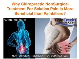 Chiropractic Non–Surgical Treatment for Sciatica Pain
