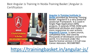 Best Angular Js Training In Noida | Amazing Training Basket