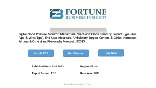 Digital Blood Pressure Market 2019 By Regional Trend, Revenue & Growth Forecast