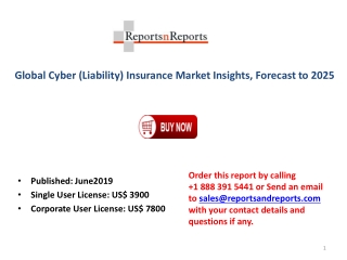Cyber Insurance Market: Global Industry Trends, Share, Size, Growth, Opportunity and Forecast 2019-2025