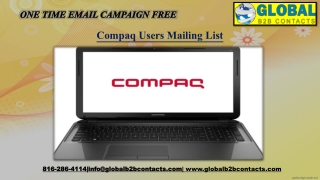 Compaq Users Mailing List