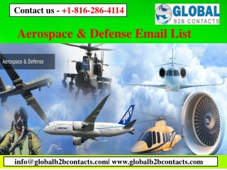 Aerospace & Defense Email List