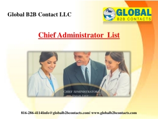 Chief Administrator List