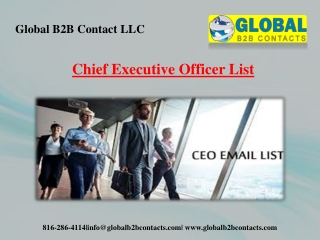 Chief Executive Officer List