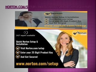 Norton.com/Setup - How to download Norton setup?