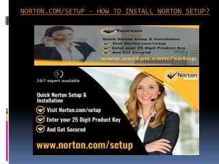Norton.com/Setup - How to install Norton setup?