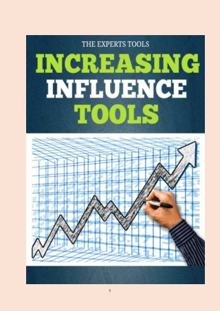 Increasing Influence Tools