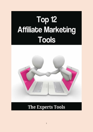 12 Top Affiliate Marketing Tools