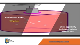 Hand Sanitizer Market Outlook, Opportunity And Demand Analysis, Forecast 2017 - 2023