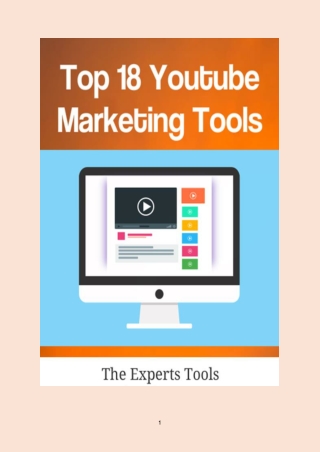 18 Top YouTube marketing tools