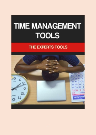 Time Management Tools