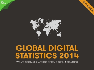 Digital 2014 Global Overview (January 2014)