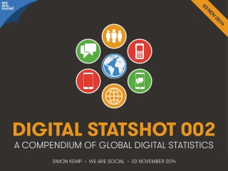 Digital 2014 Global Digital Statshot (November 2014)