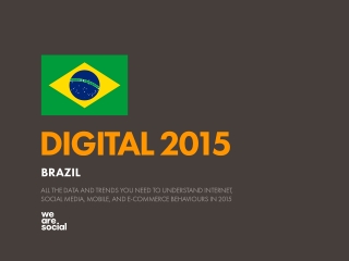 Digital 2015 Brazil (January 2015)