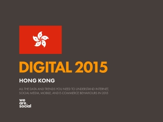 Digital 2015 Hong Hong (January 2015)