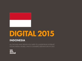 Digital 2015 Indonesia (January 2015)