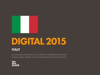 Digital 2015 Italy (January 2015)