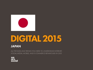 Digital 2015 Japan (January 2015)