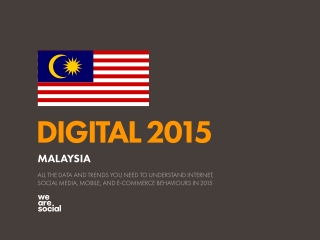 Digital 2015 Malaysia (January 2015)