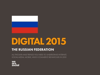 Digital 2015 Russian Federation (January 2015)