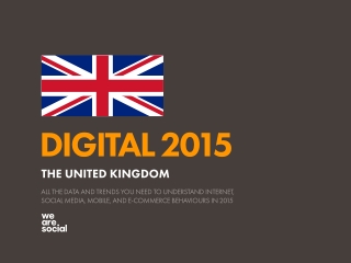 Digital 2015 United Kingdom (January 2015)