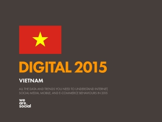 Digital 2015 Vietnam (January 2015)