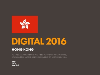 Digital 2016 Hong Kong (January 2016)