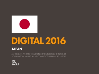 Digital 2016 Japan (January 2016)