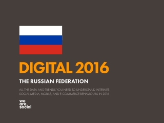 Digital 2016 Russian Federation (January 2016)