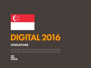 Digital 2016 Singapore (January 2016)