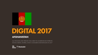 Digital 2017 Afghanistan (January 2017)