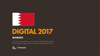 Digital 2017 Bahrain (January 2017)