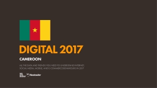 Digital 2017 Cameroon (January 2017)