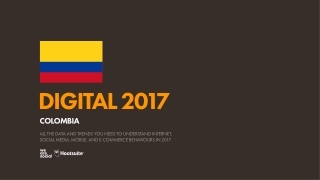 Digital 2017 Colombia (January 2017)