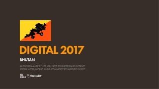 Digital 2017 Bhutan (January 2017)