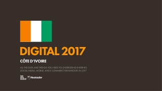 Digital 2017 Cote D'Ivoire (January 2017)